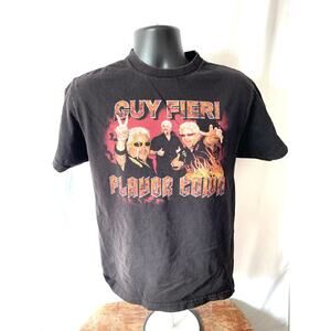 Guy Fieri Flavor Town Graphic T-Shirt Black M